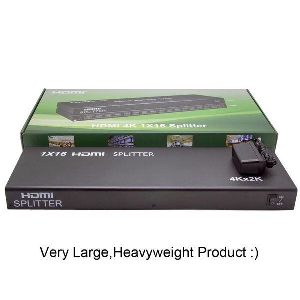 

audio cables & connectors 4kx2k 1080p 60hz 4k 30hz 1x16 splitter 1 input 16 output hd video converter distributer processor lappc t
