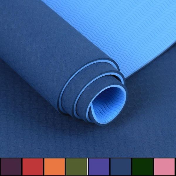 

fitness mats for yoga non slip pads pilates gym training exercise pad double layer women mat accessories
