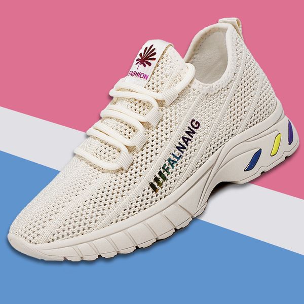 

women's shoes 2021 spring and autumn low breathable flying mesh ins fashion outdoor wear-resistant sports