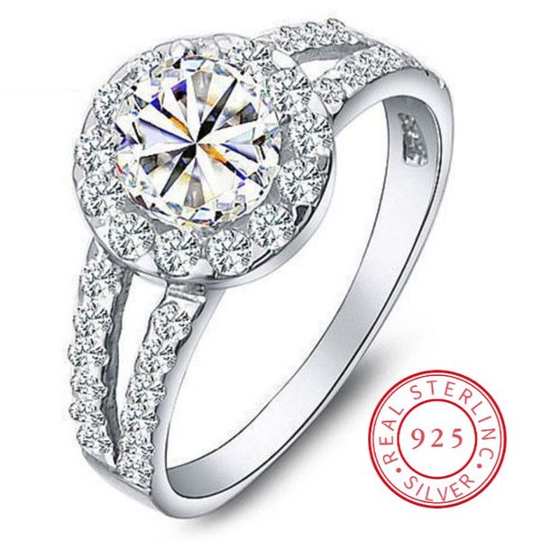 

wedding rings beautiful noble pretty fashion party silver color zircon clear crystal lady ring jewelry white gold, Slivery;golden