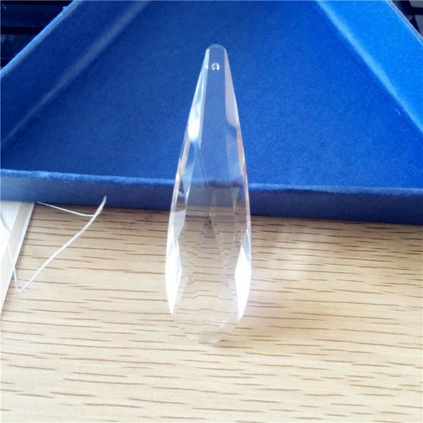 

chandelier crystal 76mm 10pcs long almond parts pendants for chandeliers k9 high grade &wedding lamp accessories