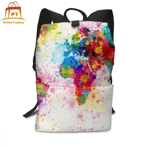 

backpack world maps backpacks travel men's - women's bag trending print bags