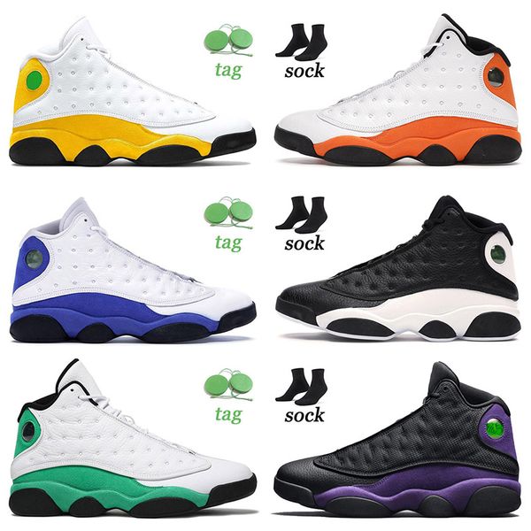

fashion basketball shoes 13 13s jumpman mens women starfish soar green chicago black cat hyper royal trainers authentic sneakers 36-47, White;red