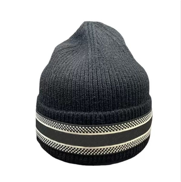 

designer beanie fashion knitted hat for women skull caps in casual bonnet looking his and hers adjustable thick warm winter hats, Blue;gray