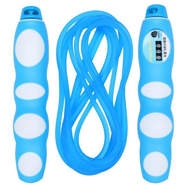 

jump ropes automatic counting rope skipping fitness workout sports accessories for students exam match health (blue)