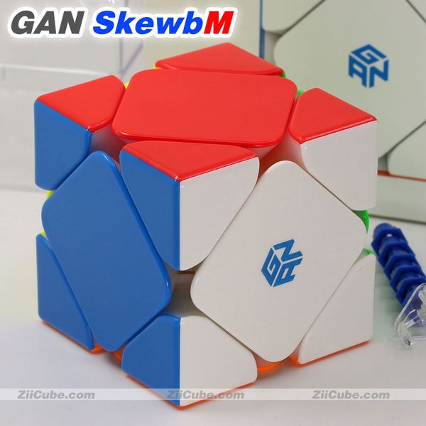

Magic Cube Skew Stickerless Cubes Magnetic Magical Puzzles Magnets