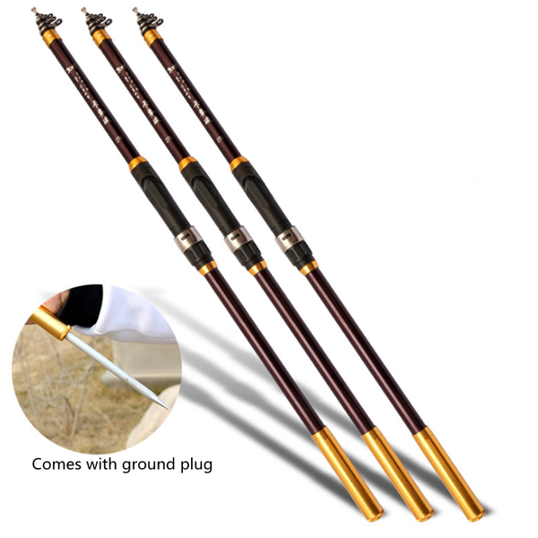 

boat fishing rods super light hard carbon fiber rotating rod 1.8 / 2.1 2.4 2.7 3.0 m portable travel