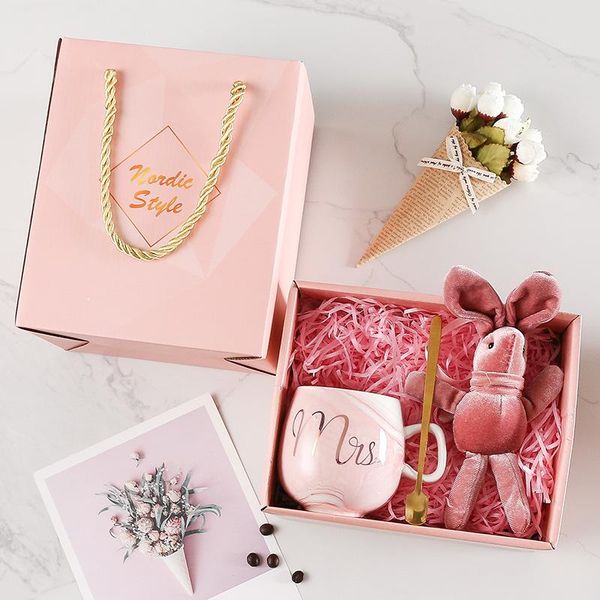 

mugs marbling mug with big belly ceramic cup gift for girls set drinking coffee