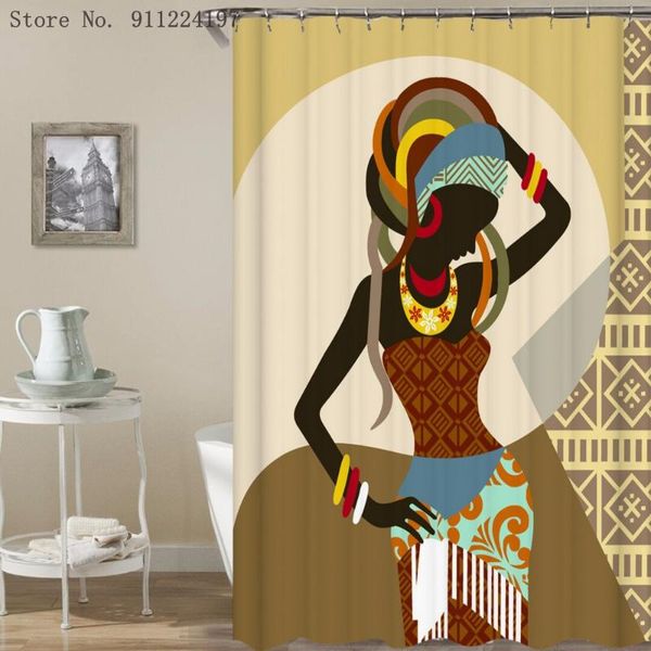 

shower curtains women curtain home decor polyester fabric waterproof classical woman bath with hooks washable