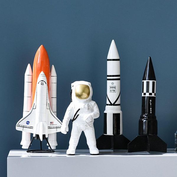 

decorative objects & figurines wholesale nordic modern spaceman astronaut decoration crafts space shuttle rocket model