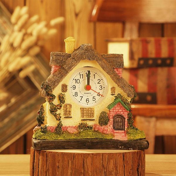 

desk & table clocks house alarm home bedside display use small