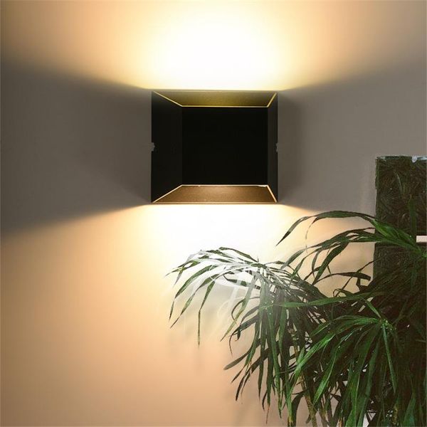 

thrisdar 6w 12w surface mounted led wall lamp outdoor up down garden gate porch light villa el aisle balcony corridor sconce lamps