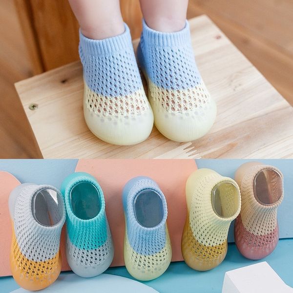 2021 nuovi calzini arrivo estate bambina ragazzo scarpe casual antiscivolo maglia per bambini neonato carino
