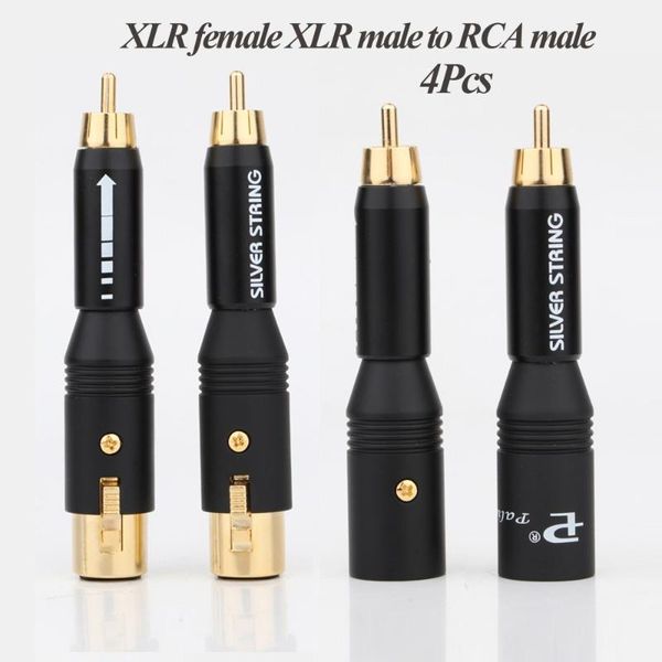 

smart power plugs preffair high performacn audio rca male to xlr female gold plated adapter connector for 2male 2