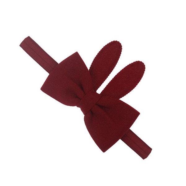 

hair accessories 2021 wowsorie baby headbands bow-knot fabric headwear children girls elastic princess band, Slivery;white