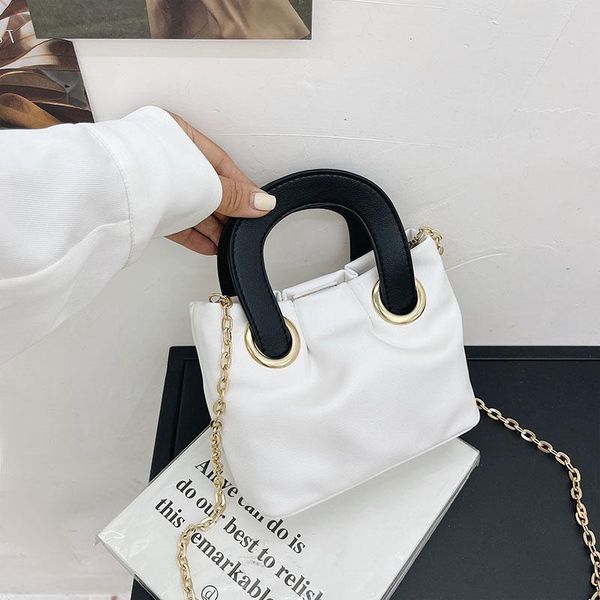

evening bags ladies handbags with chain small crossbody bag solid mini soft pu leather shoulder for women 2021 tote korean style