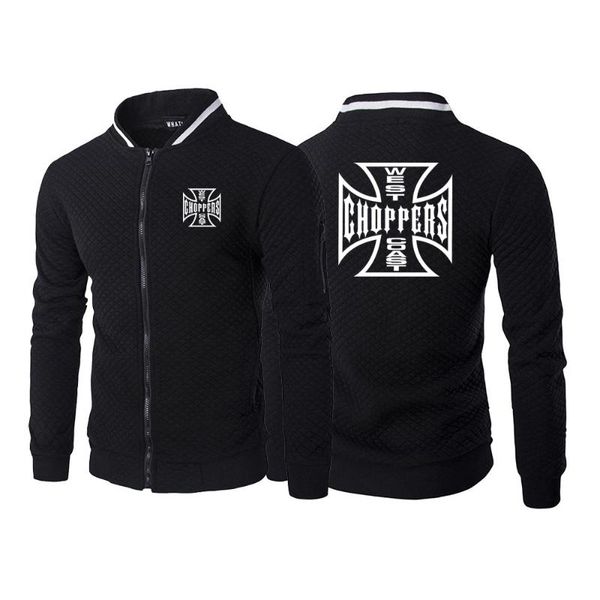

men's hoodies & sweatshirts 2021 west choppers fashion leisure comfortable spring and autumn zipper sportswear printing jacket, Black