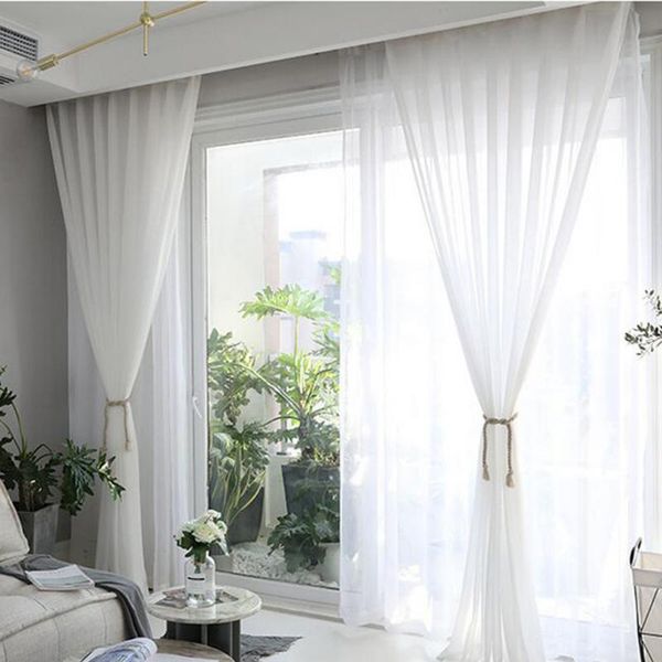 

curtain & drapes white rod window treatment for bedroom, living room