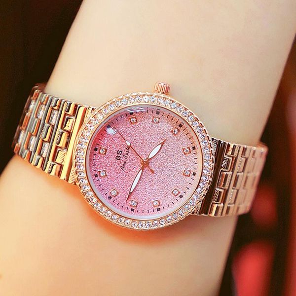 

wristwatches women watches 2021 design creative quartz female watch stainless steel rose gold wrist for montre femme, Slivery;brown