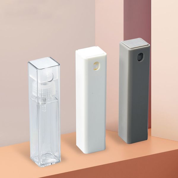 10 Stück 15 ml tragbare Sprühflasche leerer Parfümzerstäuber Mini-Test-Vierkantrohr-Reiseglas-Liner