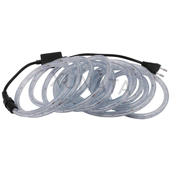 

strips 360 neon strip led rainbow round tube light 220v 110v ac rgb rope lights outdoor waterproof decoration 100m