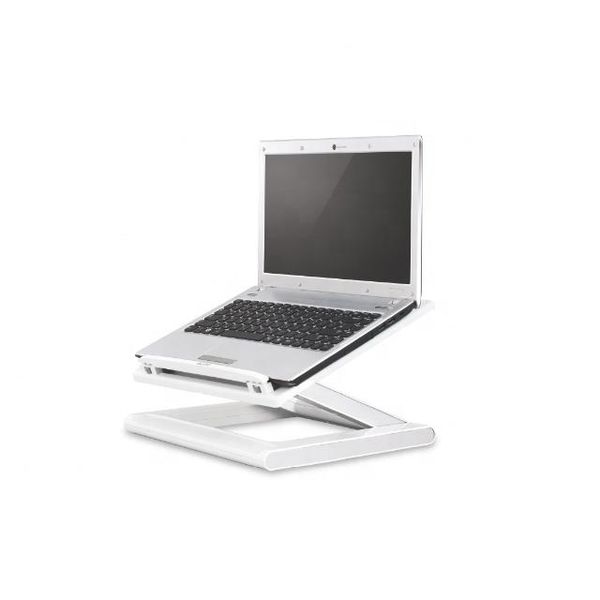 

cell phone mounts & holders actto ultra durable adjustable lapstand with fan notebook cooling for desk riser holder(white)