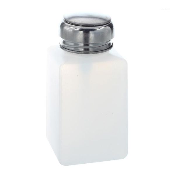 

storage bottles & jars plastic empty pump dispenser nail art polish makeup remover