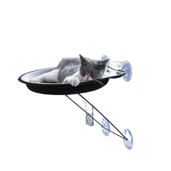 

pet hammock eva cat sucker window sill round litter sunbathing bed comfortable cushion shelf seat beds & furniture