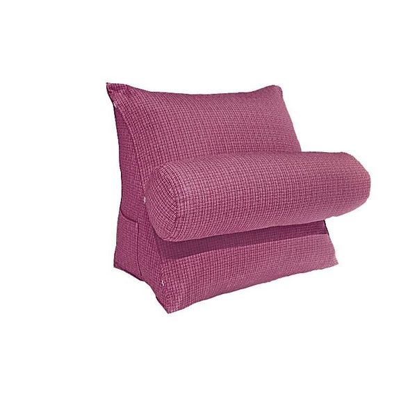 

cushion/decorative pillow solid colors bedside triangle sofa back cushion office chair support waist cushions bedding tv reading lumbar home