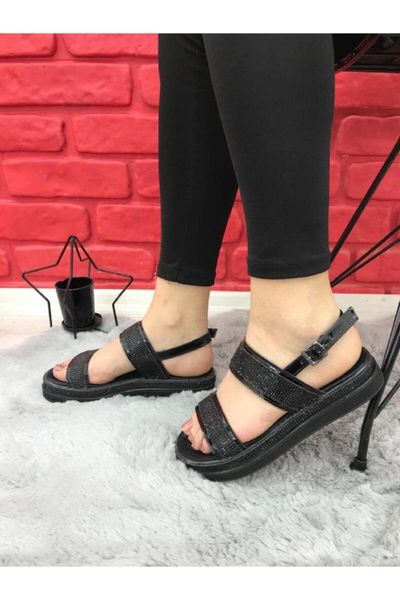 

sandals women's black