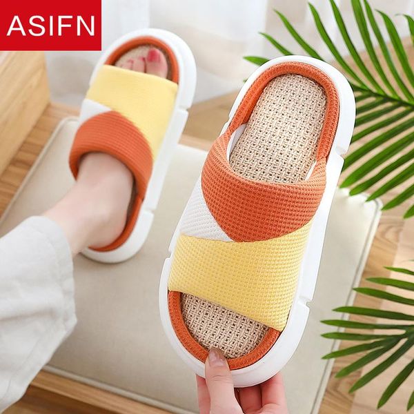

slippers cotton linen women's home indoor cute crocodile house soft bottom lovely style couple men slipper women shoes, Black