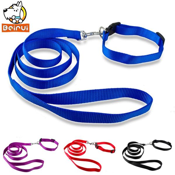 

dog collars & leashes 1.0*120cm nylon pet leash lead for daily walking