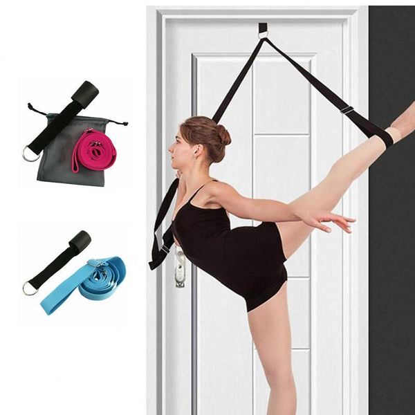 

resistance bands 3m yoga strap flexibility stretching stretch leg stretcher d-ring belt dance gymnastics fitness band