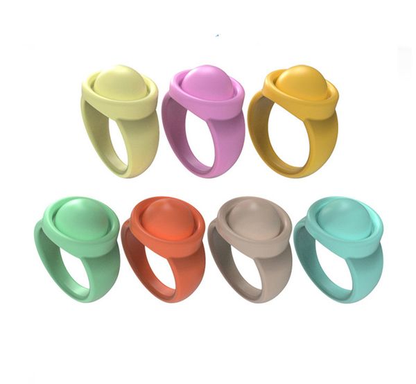 

sensory bubble pops fidget finger rings cellphone straps fingertip push simple dimples hoop stress autism relief decompression circlet toys