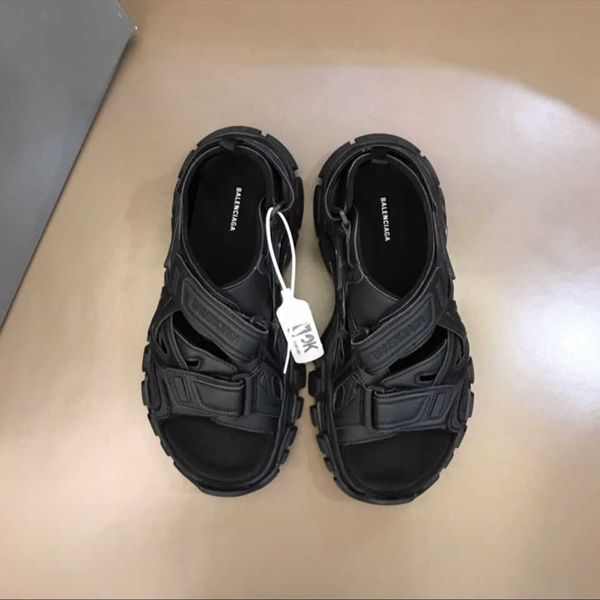 

summer couple new daddy shoes paris casual sandals europe station net red beach shoes zlh, Black