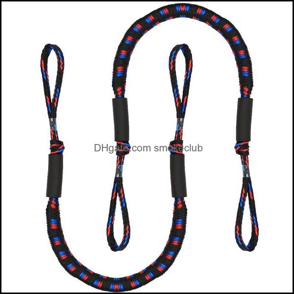 

paddling sports & outdoors 2pcs set marine wharf water rope kayak aessories motorboat anchor cordage connecting ropes elastic slide bungee d