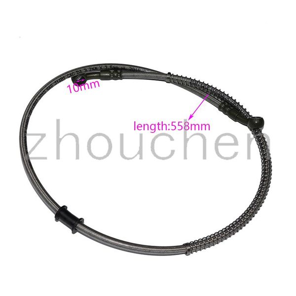 

motorcycle brakes m8/m10 silver 550mm-2000mm braided steel hydraulic brake clutch radiator oil cooler hose line pipe tube