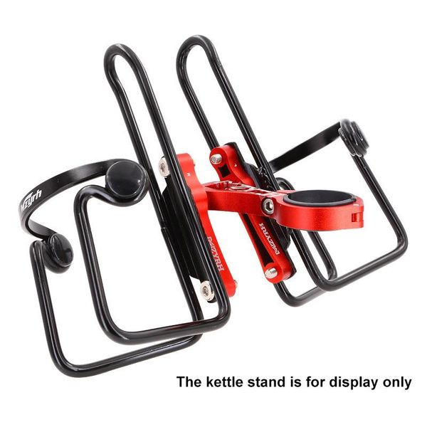 

adjustable mtb road bike handlebar water bottle holder seat post mount bicycle double cage conversion adapter bottles & cages