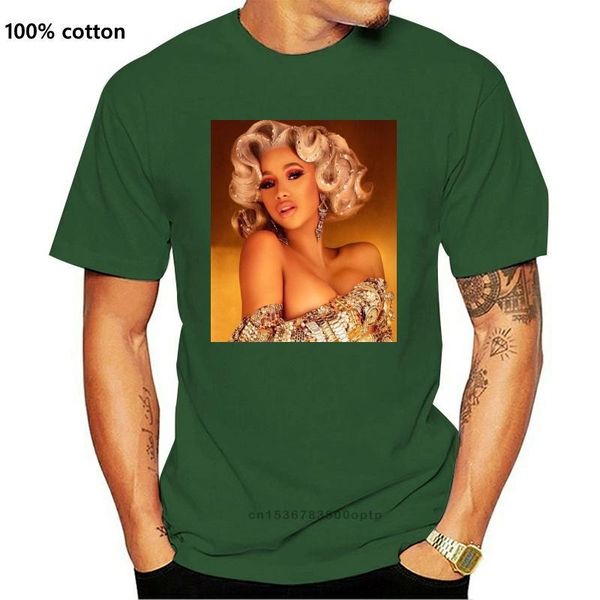 

men's t-shirts rare cardi b t-shirt rapper t shirt cotton black tee full size s-3xl vintage, White;black