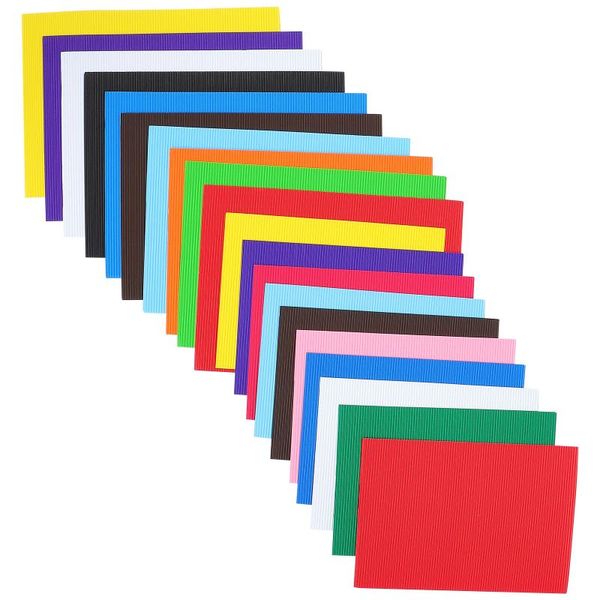 

other arts and crafts 30 sheets of packaging paper corrugated color