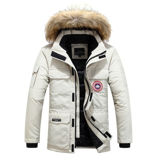 

men's plus size outerwear autumn and winter medium length cotton padded jaet casual large tooling warm