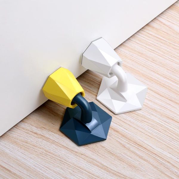 

door catches & closers 1 pc silicone doors shousehold adhesive wall buffer practical floor protector bracket bumper toilet plug