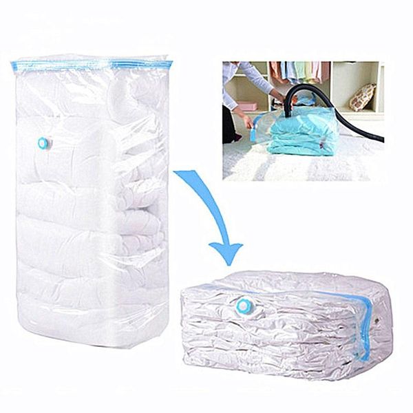

storage bags high capacity vacuum bag package compressed organizer for quilts clothes transparent space saving seal foldable