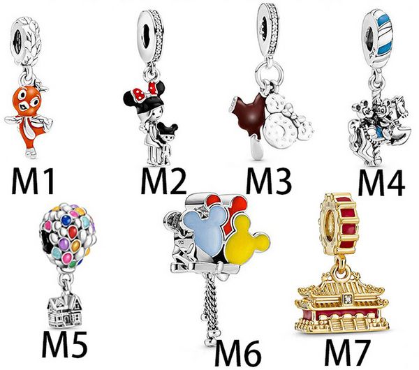 Tasarımcı Takı 925 Gümüş Bilezik Charm Boncuk Fit Pandora Seyahat Yeni Aşk Kalp Mavi Crysta Slayt Bilezikler Boncuk Avrupa Tarzı Charms Boncuklu Murano