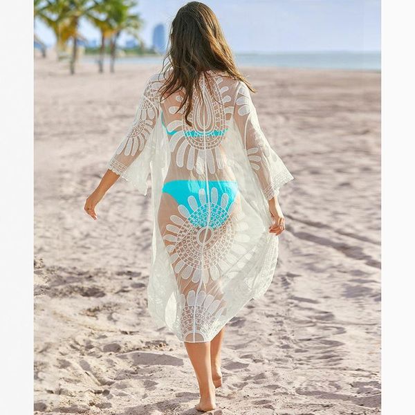 

beach coverups for women swimwear cover ups wear bathing suit up summer dress pareos de playa mujer women's, White;black