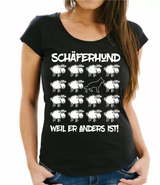 

Shepherd Ladies T-Shirt Black Sheep by siviwonder, Mainly pictures