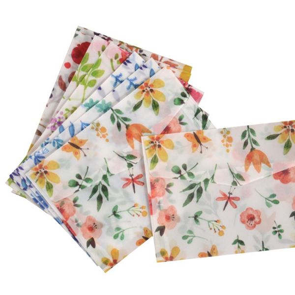 

15pack/lot special sulfate paper color printing envelopes small fresh office school supplies and for gifts packing bags