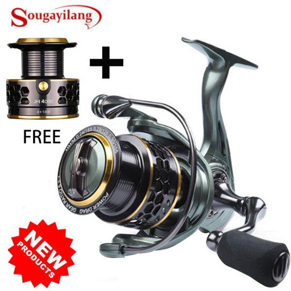 

ls3000-4000 5.2:1 metal wire cup 10kg max darg fishing reel all spinning reels one way bearing carp baitcasting