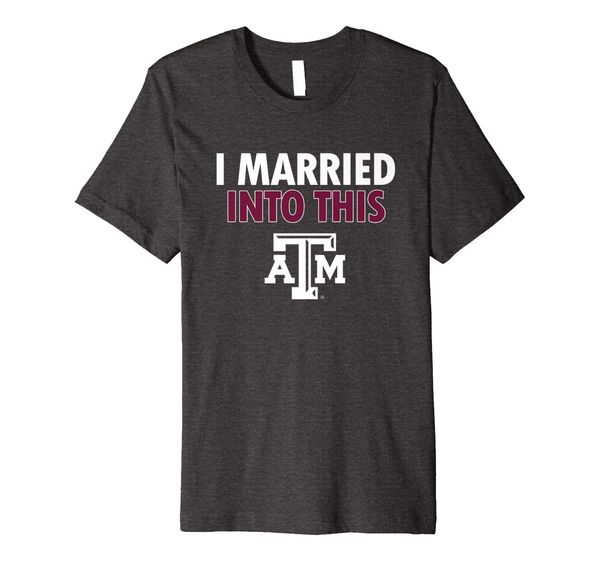 

texas am aggies married into this t-shirt - apparel, White;black