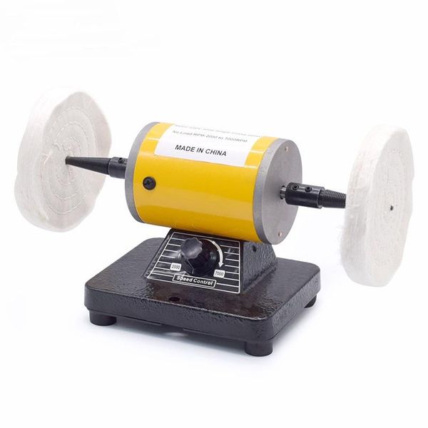 

care products 220v 200w mini bench speed grinding machine double wheel jewelry metallic nonmetallic polishing continuouslv variable tran